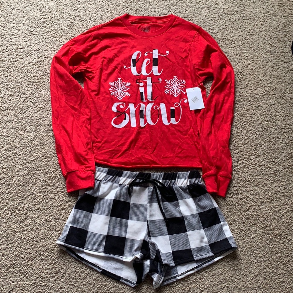 Cozy Rozy Let It Snow Holiday Pajamas